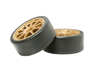 Tamiya - Drift Tyres Type-A & Wheels - 51219 TAMIYA SPARES