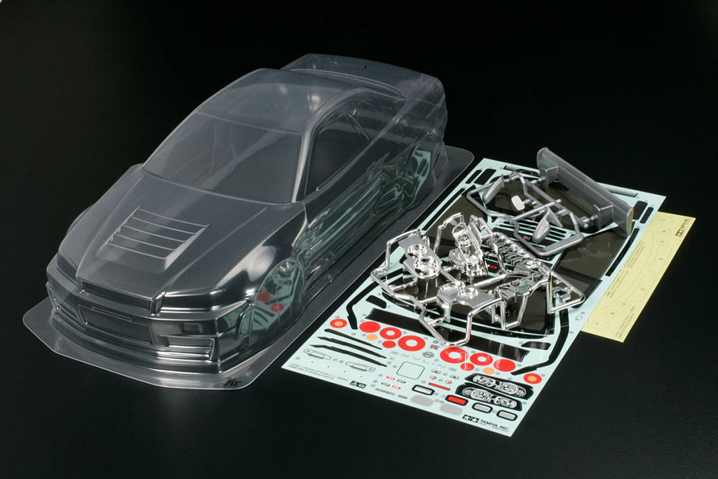 Tamiya - 1/10 RC BODY SET NISSAN R34 GT-R 190mm Wide / 256mm Wheelbase - 51246