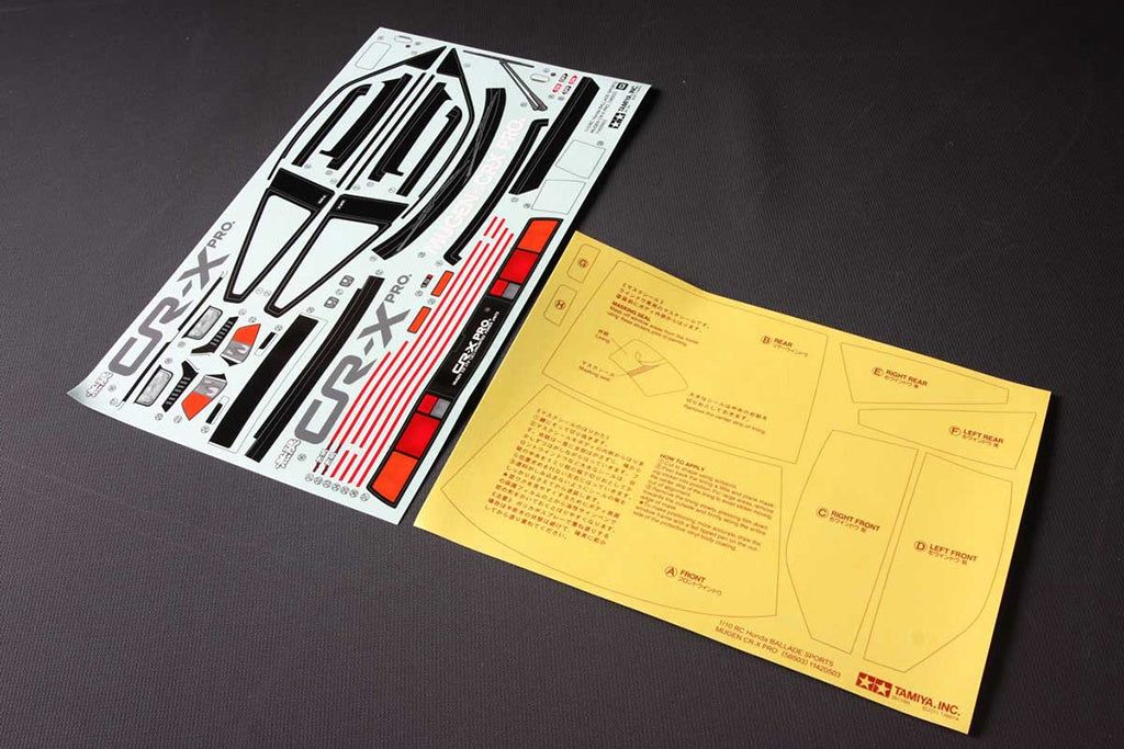 Tamiya - MUGEN CR-X PRO M-chassis Body Shell MTC 225mm Wheelbase - 51467