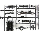 TAMIYA 51527 - TT02 - A Parts (2x Uprights Hubs, Disc Hex's, Shock Towers, Suspension Mounts, Gear Box Covers)