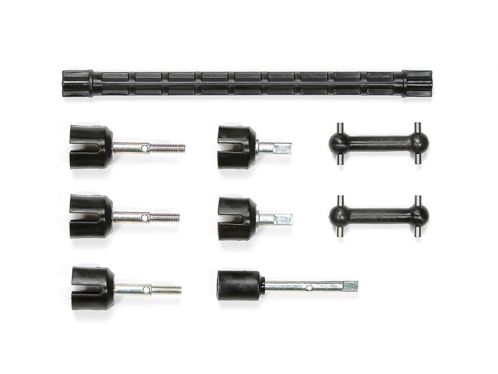 Tamiya - RC TT02 C PARTS Drive Shafts, Joints & 1x Extra Wide Rear Axle - 51529 (Need two to complete wide rear axle for wide bodies)