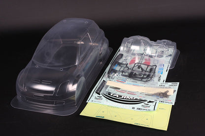 Tamiya 51545 - (239mm LWB) Suzuki Swift Body Set in Clear Lexan - For 1/10 M-Chassis MTC (W-165mm x Wheelbase-239mm) (Full Stickers - light buckets, windows and grills & body parts)