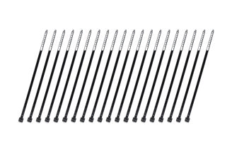 Tamiya - Nylon Bank Small Black X 20 - 51651 TAMIYA SPARES