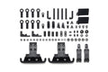 Tamiya - BB-01 A Parts F Bumper Stay x 2 - 51711 TAMIYA SPARES