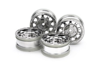 Tamiya - Buggy Wheels Plated - 51715 TAMIYA SPARES