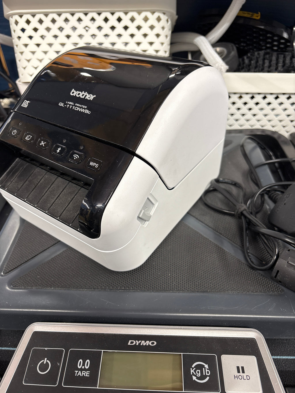 Used - Brother QL-1110NWBC Shipping Thermal Label Printer Work on Shopify POS - QL1110NWBZU1