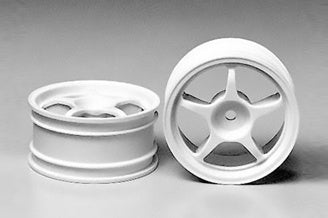 Tamiya - One-Piece Racing Spoke Wheels (One Pair) - 53232 TAMIYA SPARES