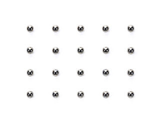 Tamiya - 3Mm Lightweight Diff Ball Set - 53379 TAMIYA SPARES