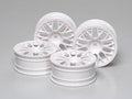 Tamiya - M Narrow White Mesh Wheels X 2 Clr - 53468 TAMIYA SPARES