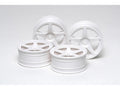 Tamiya - Medium-Narrow White 5 Spoke Wheels (Offset 0) - 53471 TAMIYA SPARES