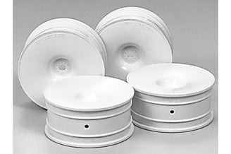 Tamiya - M-Narrow White Dish Wheel (+2) - 53473 TAMIYA SPARES