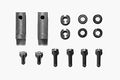Tamiya - Alu Servo Stays (Short) - 53596 TAMIYA SPARES