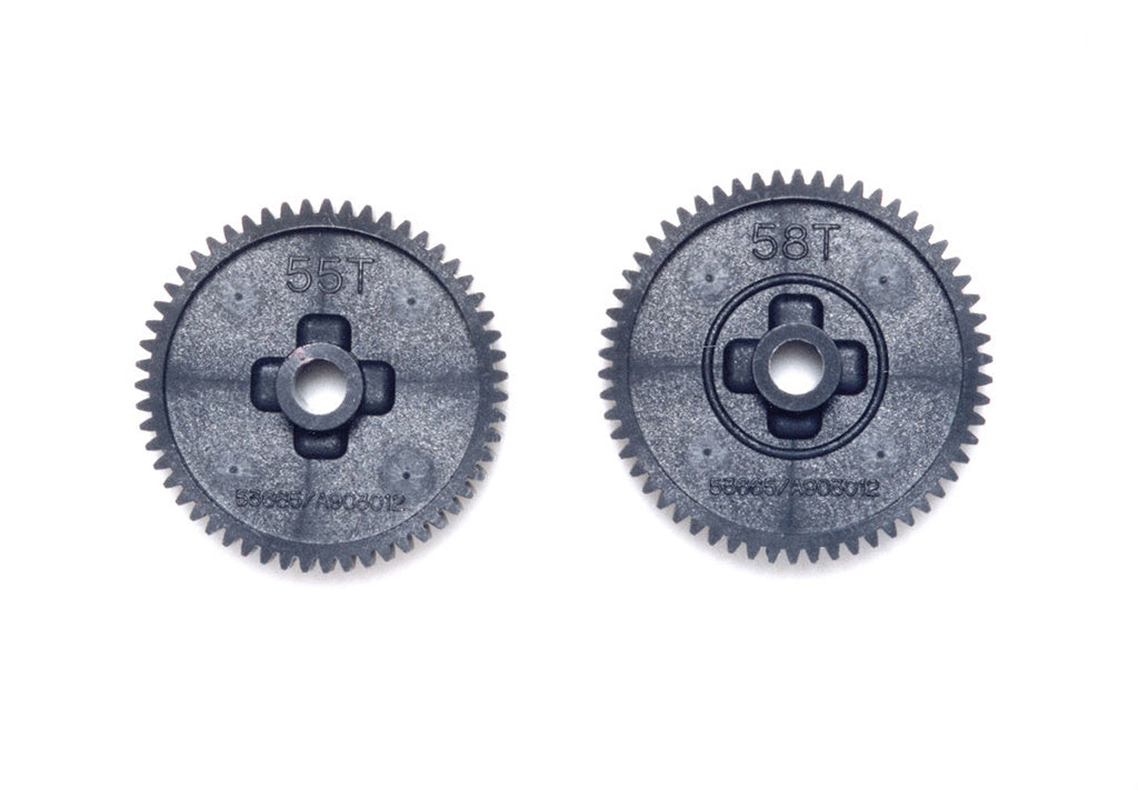 Tamiya - RC PART TT-01E Tuned Spur Gear Set (55T/58T) - 53665