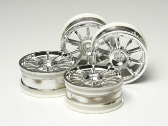 Tamiya - 10 Spoke Platd Wheel X 4 24Mm Offo - 53860 TAMIYA SPARES