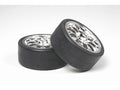 Tamiya - Plated Mesh Wheel W Drift Tyres 2 - 53959 TAMIYA SPARES