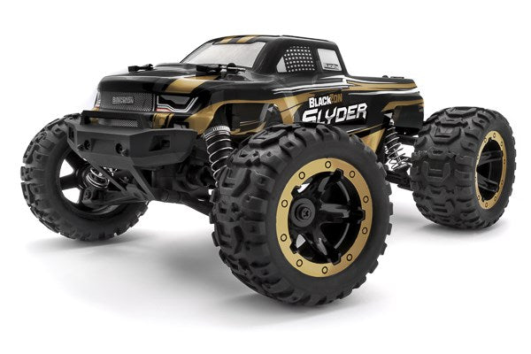 BLACKZON - Slyder MT 1/16 4WD Electric Monster Truck - Gold - 540101