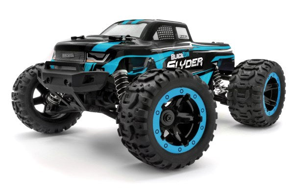 BLACKZON - Slyder MT 1/16 4WD Electric Monster Truck - Blue - 540104