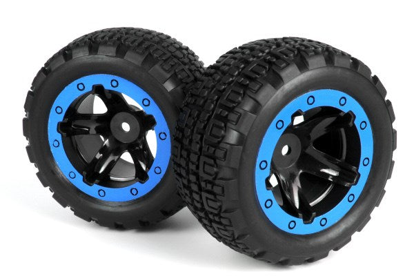 BLACKZON - Slyder ST Wheels/Tires Assembled (Black/Blue) - 540109