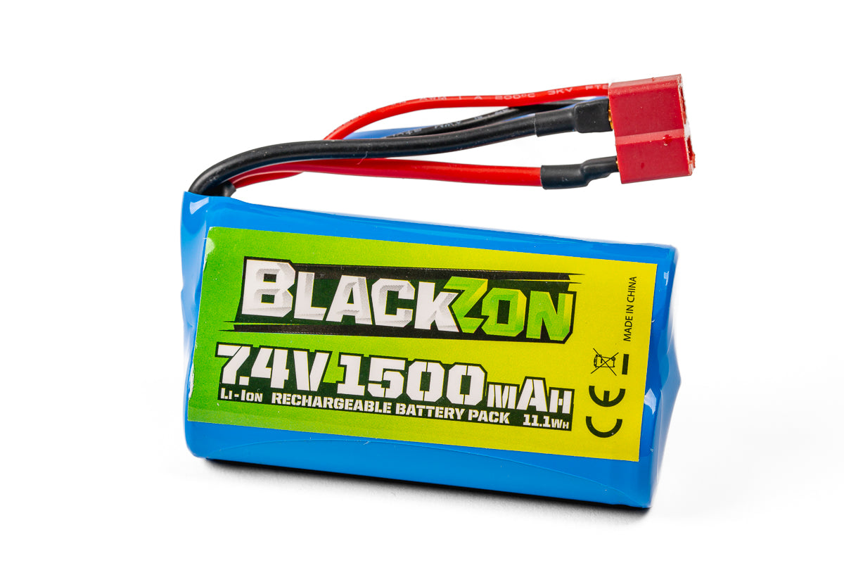 BLACKZON - Battery Pack (Li-ion 7.4V, 1500mAh), w/T-Plug - 540149