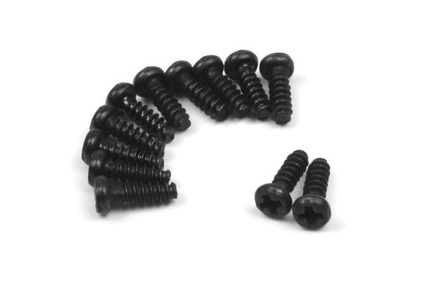 BLACKZON - Pan Head Self Tapping Screws 6x8mm (12pcs) - 540153