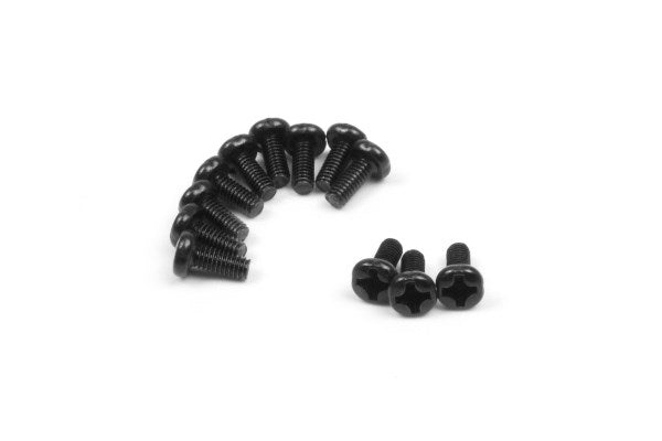 BLACKZON - Pan Head Screws 2.5x6mm (12pcs) - 540157