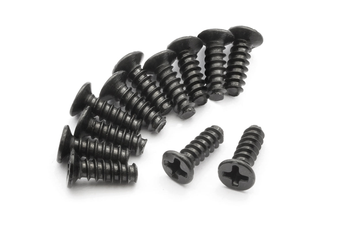 BLACKZON - Countersunk Self Tapping Screws KBHO2.6x8m (12pcs) - 540158