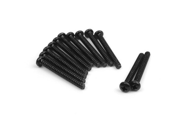 BLACKZON - Pan Head Self Tapping Screws 6x25mm (12pcs) - 540159
