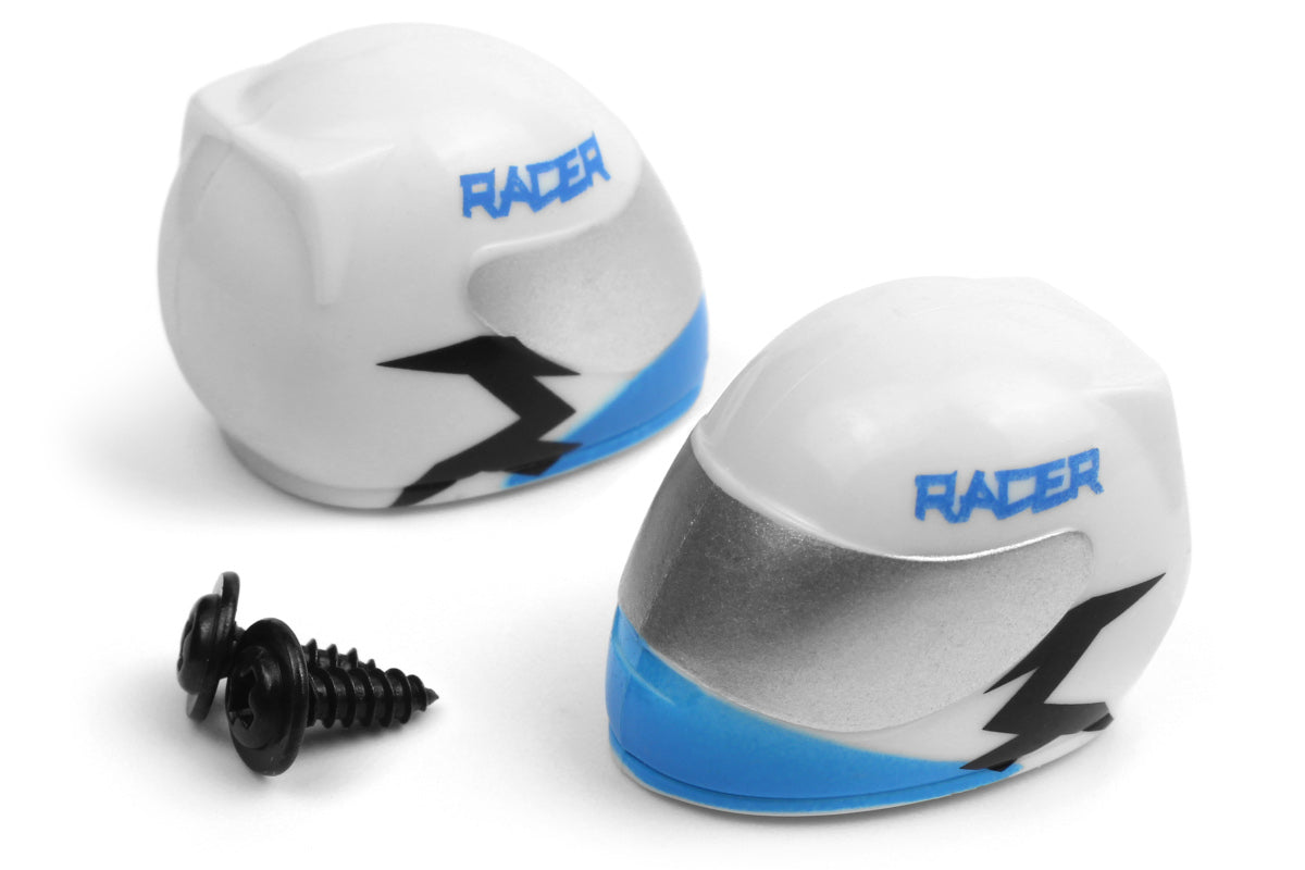 BLACKZON - Driver Helmet (Blue/2pcs) - 540185