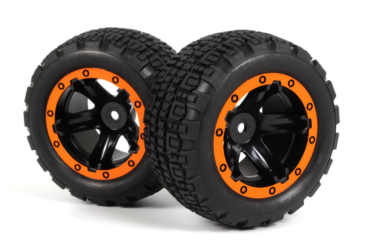 BLACKZON - Slyder ST Wheels/Tires Assembled (Black/Orange) - 540197