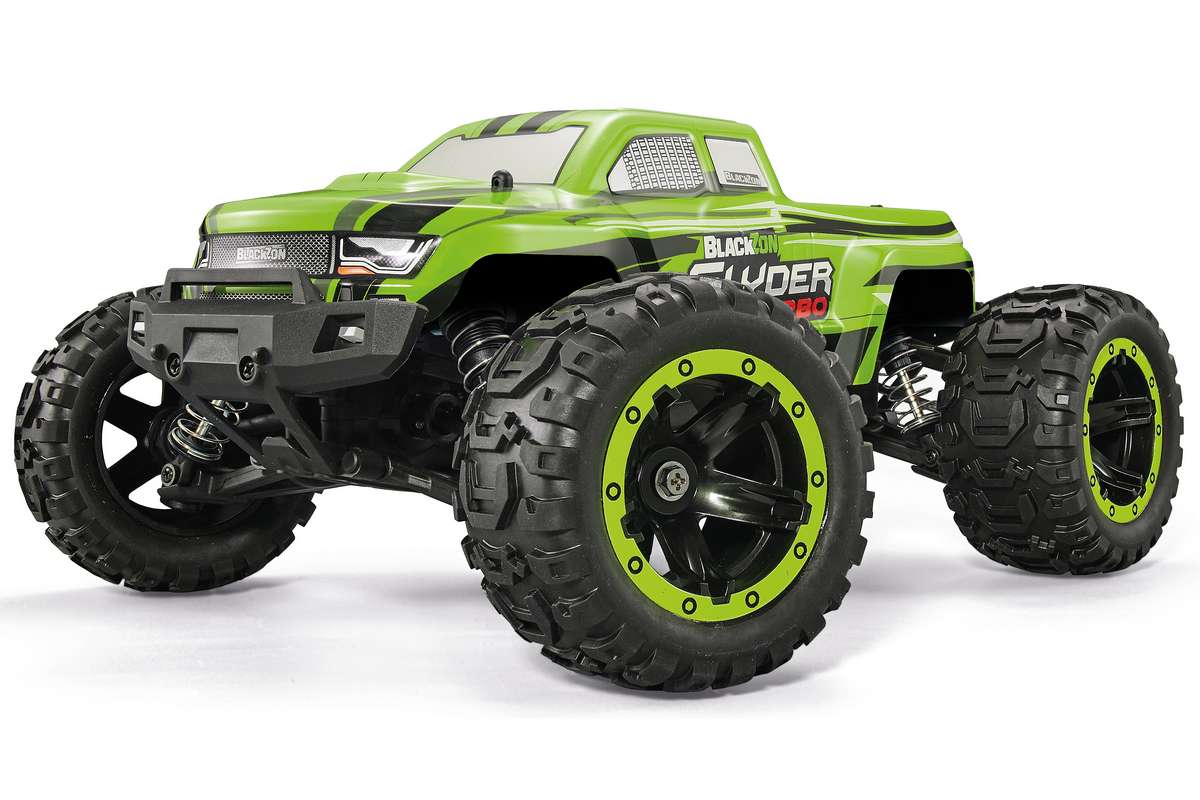 BLACKZON - Slyder MT Turbo 1/16 4WD 2S Brushless - Green - 540200