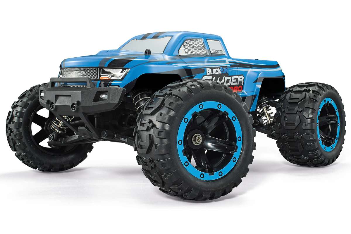 BLACKZON - Slyder MT Turbo 1/16 4WD 2S Brushless - Blue - 540201