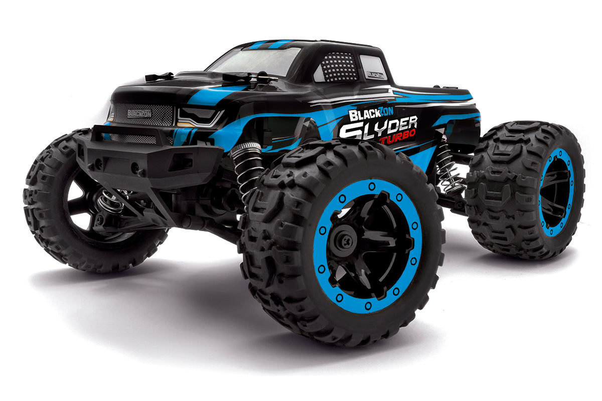 BLACKZON - Slyder MT Turbo 1/16 4WD 2S Brushless - Blue - 540209