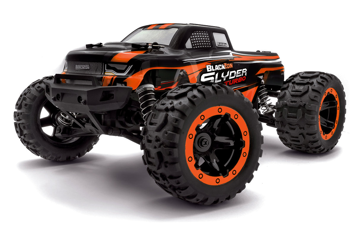 BLACKZON - Slyder MT Turbo 1/16 4WD 2S Brushless - Orange - 540210