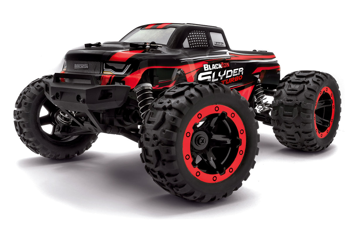 BLACKZON - Slyder MT Turbo 1/16 4WD 2S Brushless - Red - 540211