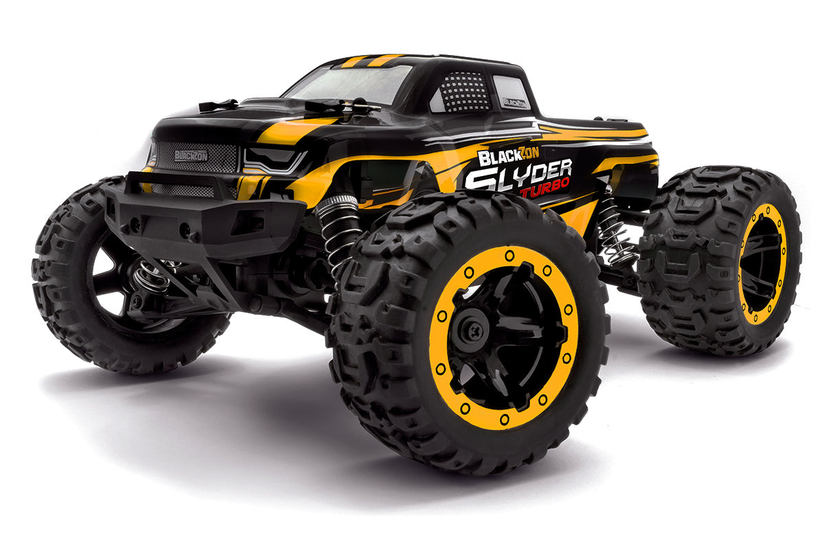 BLACKZON - Slyder MT Turbo 1/16 4WD 2S Brushless - Yellow - 540213