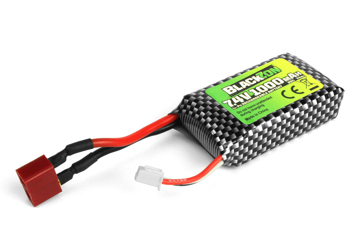 BLACKZON - Battery Pack (LiPo 7.4V, 1000mAh), w/T-Plug - 540223