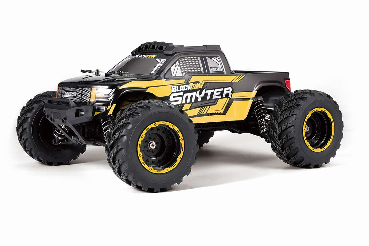BLACKZON - Smyter MT 1/12 4WD Electric Monster Truck - Yellow - 540225