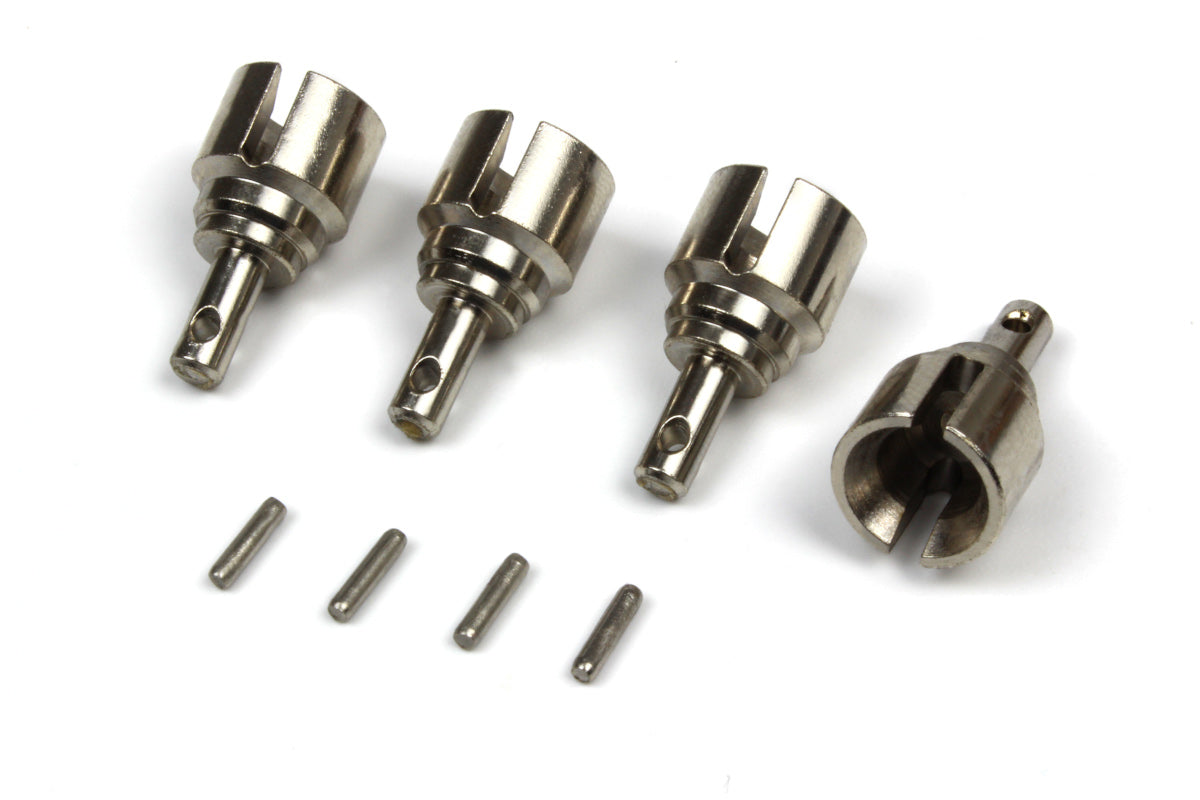 BLACKZON - Metal Diff. OutDrive Cups (4pcs) - 540238