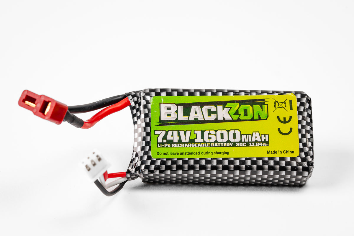 BLACKZON - Battery Pack (LiPo 7.4V, 1600mAh), w/T-Plug - 540247