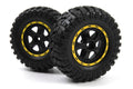 BLACKZON - Smyter Desert Wheels/Tires Assembled (Yellow/2pcs) - 540266