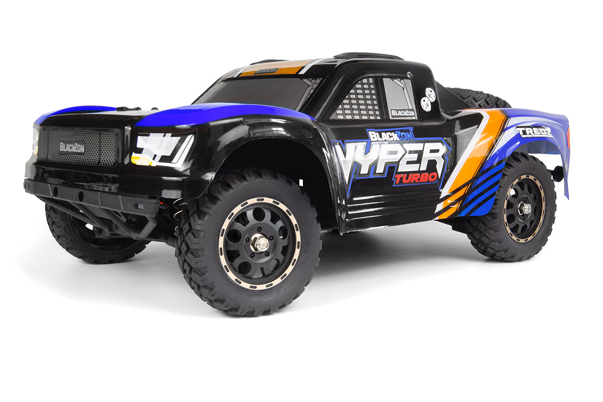 BLACKZON - Vyper SC Turbo 1/16 4WD 2S Brushless - Blue/Orange - 540276