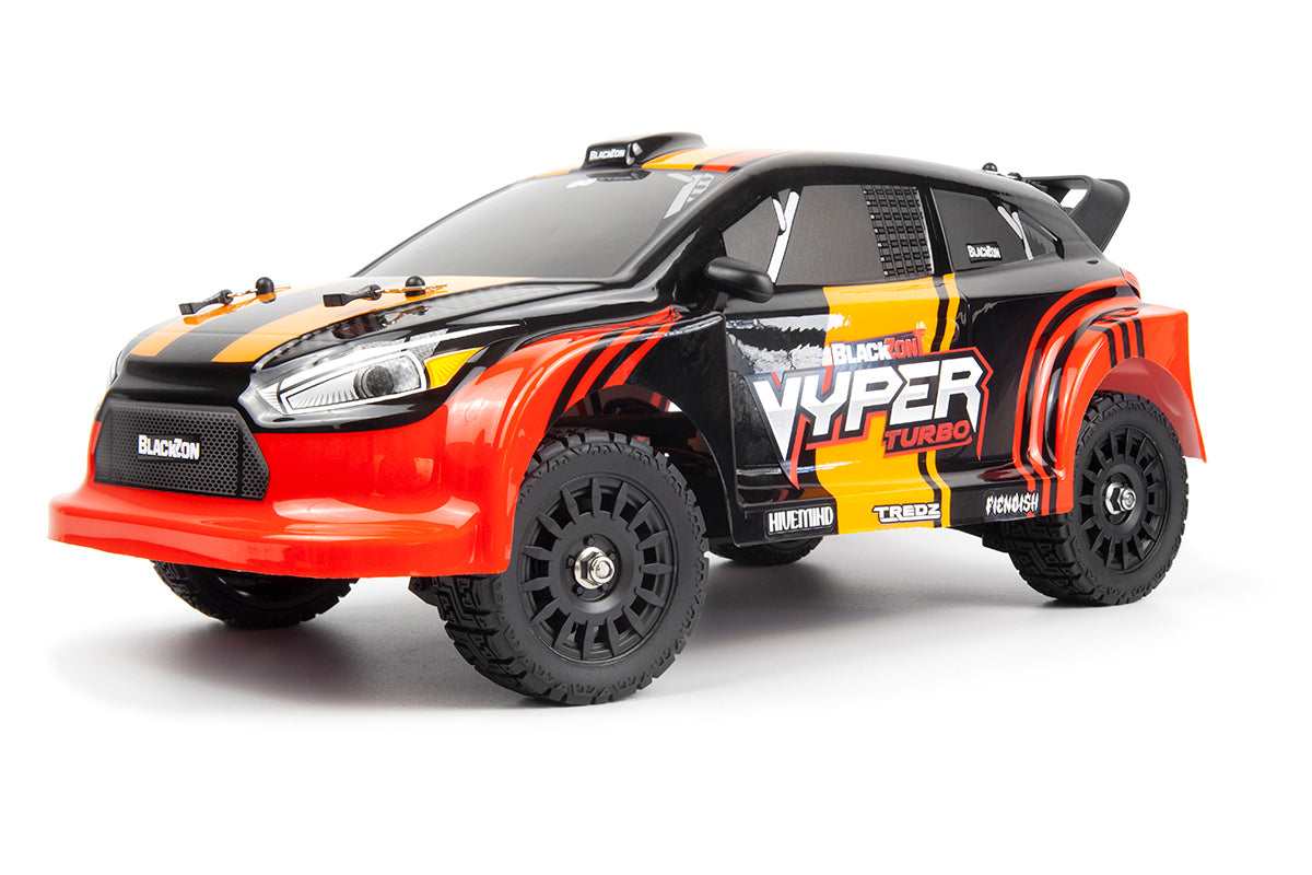 BLACKZON - Vyper RX Turbo 1/16 4WD 2S Brushless - Red/Orange - 540283