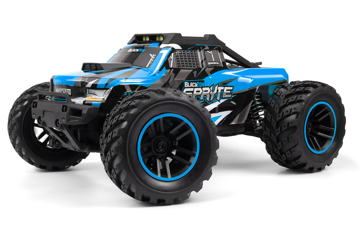 BLACKZON - Spryte MT 1/20 4WD Electric Monster Truck - Blue - 540301