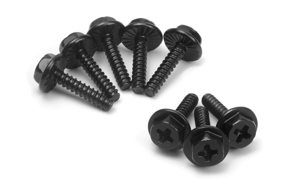 BLACKZON - Wheel Lock Bolts ST2.6*12mm (8pcs) - 540333