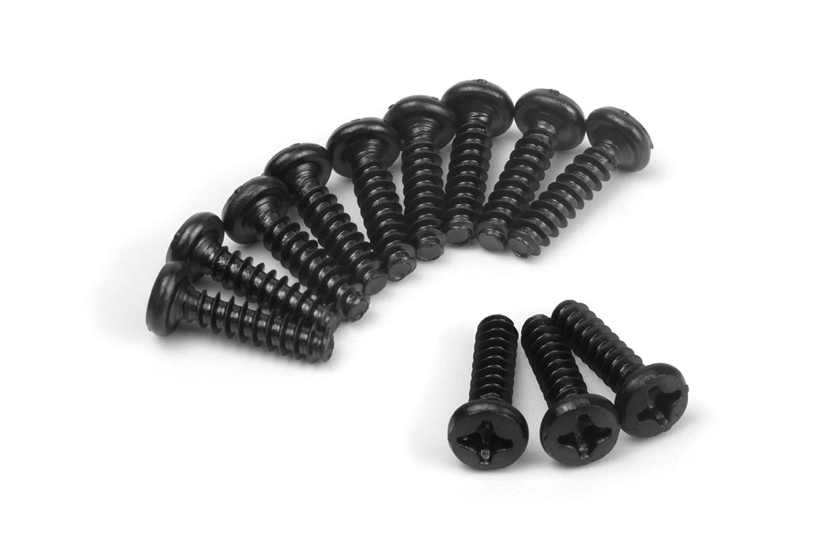BLACKZON - Pan Head Tapping Screws PBHO3x12mm (12pcs) - 540458