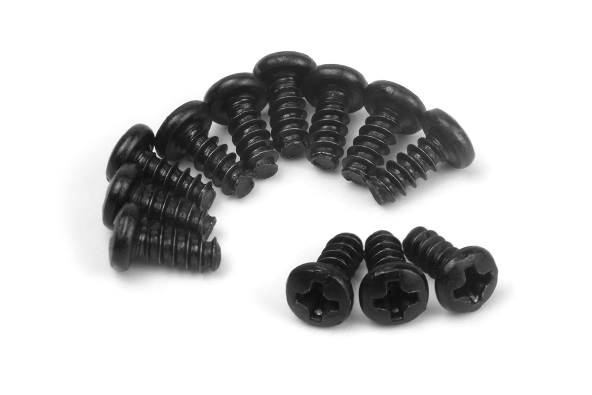 BLACKZON - Pan Head Tapping Screws PBHO2.6x6mm (12pcs) - 540460