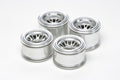 Tamiya - F104 Plated Mesh Wheel Rubber Tyre - 54201 TAMIYA SPARES