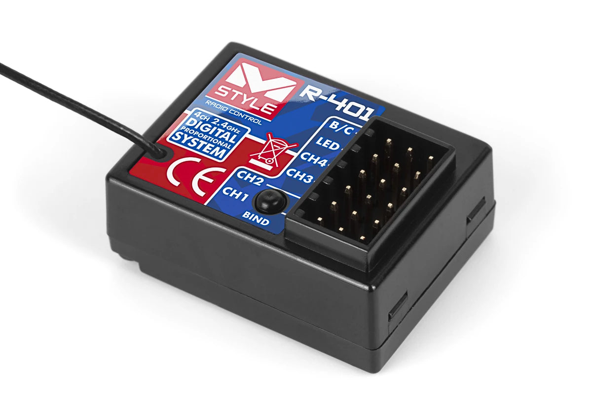 Mstyle - RC Combo Set - Radio set, Servo, Battery and Charger (Perfect for a Tamiya Kit) - M-002