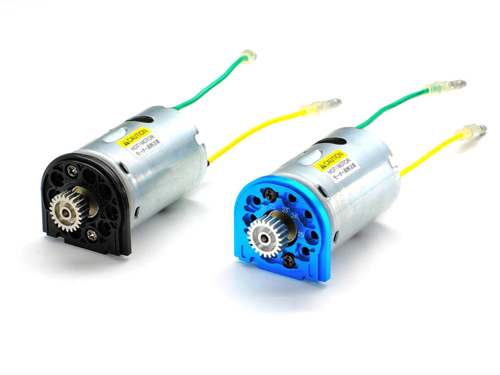 TAMIYA - RC TT02 ALUMINUM MOTOR MOUNT (Blue Anodised) - 54558
