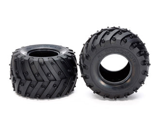 Tamiya - Wr-02 Monster Spike Tyres Soft - 54603 TAMIYA SPARES